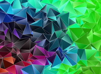 Abstract Low-Poly background. triangulated texture. Design 3d. Polygonal geometrical pattern. Triangular modern style