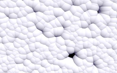 3d rendering picture of white balls. Abstract wallpaper and background. 3D illustration