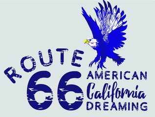 California graphic design vector art