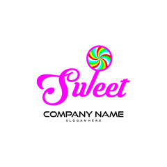 Fototapeta premium sweet logo design