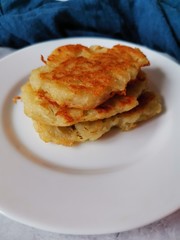 potato draniki - European national dish, popular in Russia, Belarus, Ukraine