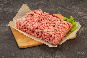 Minced meat - pork and beef