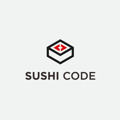 Fototapeta na wymiar Sushi Logo Code / Sushi Vector