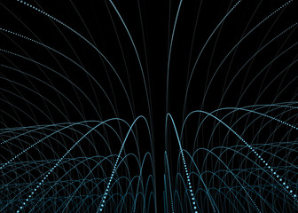 Abstract geometry surfaces, lines and points background, Used as digital wallpaper and technology background.