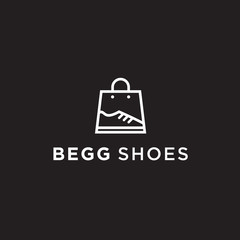 shoe shopping logo / shoe vector