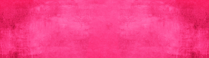 Pink magenta stone concrete paper texture background panorama banner long, with space for text  - obrazy, fototapety, plakaty