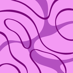 Beautiful abstract modern background. Vector wavy violet wallpaper. Graphic illustration for your design, covers and art projects.