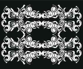 wings pattern graphic design vector art