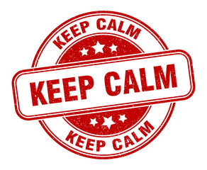 keep calm stamp. keep calm round grunge sign. label
