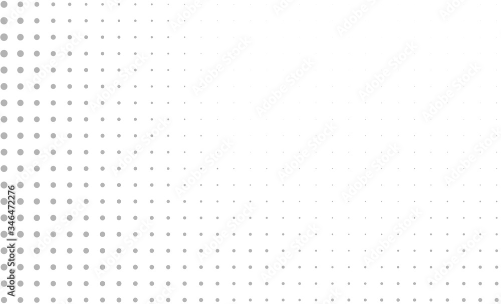 Poster abstract white and gray gradient background.halftone dots design background.vector illustration.