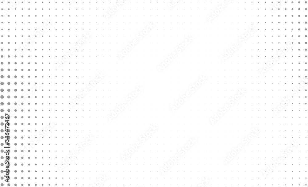 Poster abstract white and gray gradient background.halftone dots design background.vector illustration.