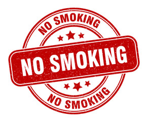 no smoking stamp. no smoking label. round grunge sign