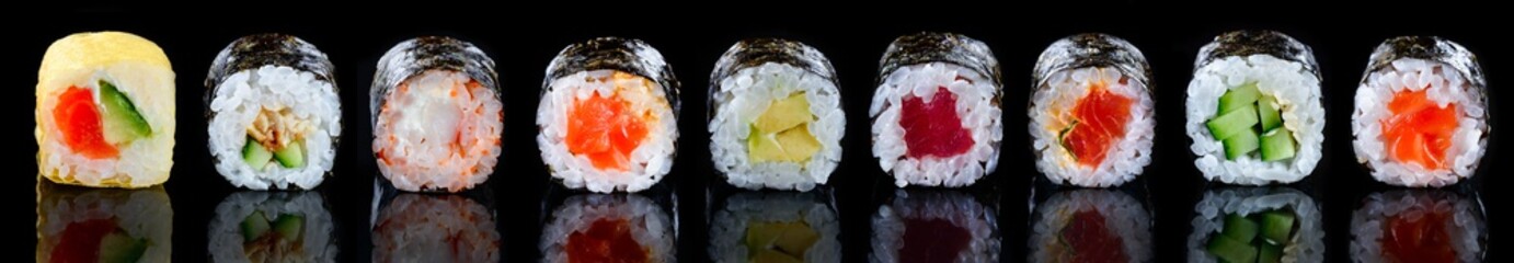 Sushi maki isolated for menu