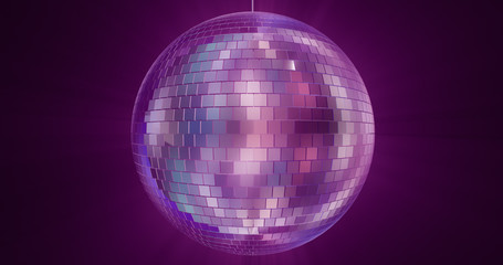 Abstract background with disco ball shiny
