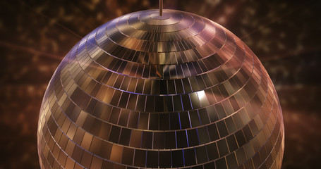 Disco ball for party abstract background