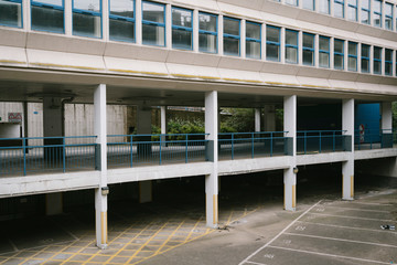 Obraz premium Newcastle city centre during covid 19 lockdown. The streets are empty and quiet. An unusual sight for the city. 