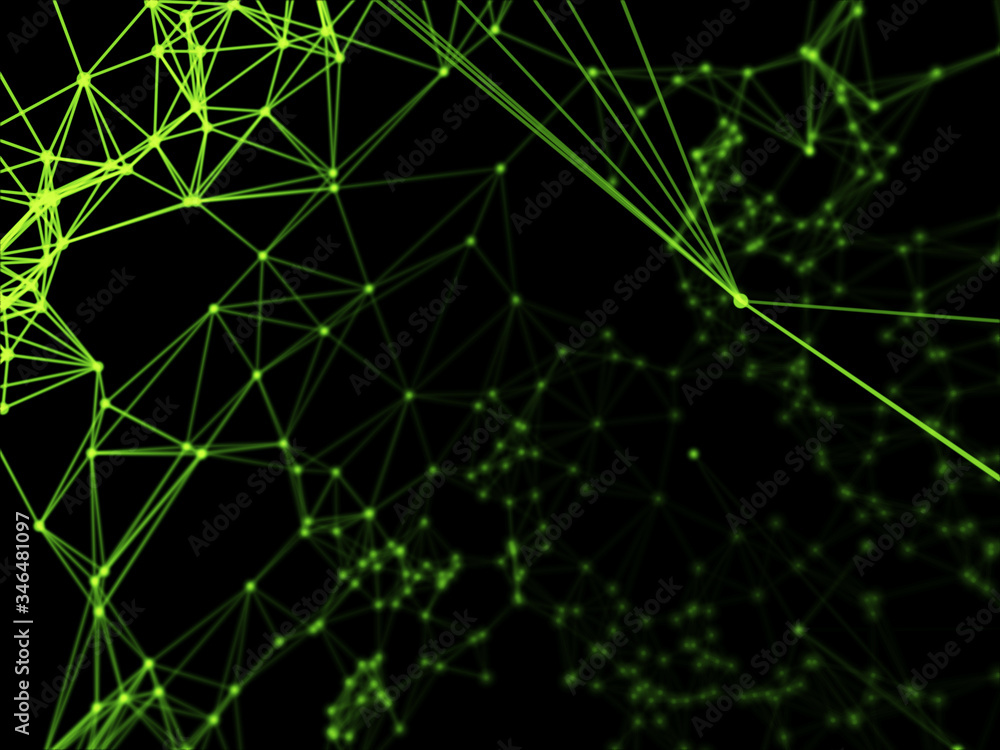 Poster abstract sphere geometry orb and polygonal lines and dots. futuristic technology (super high resolut