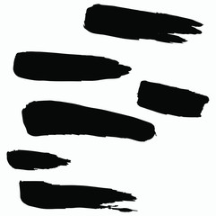 hand drawn vector illustration of brush