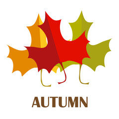 Four seasons icons set: winter, spring, summer, autumn. Logos snowflake, sun, leaf, flower