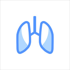 organ lung medical medicare pharmacy clinic image vector icon logo