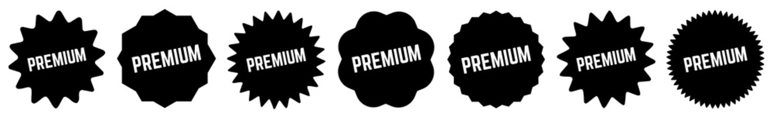 Premium Tag Black | Icon | Sticker | Deal Label | Variations