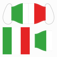 FACE MASK ITALIAN FLAG