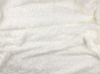 White wave towel background. Towel texture background.