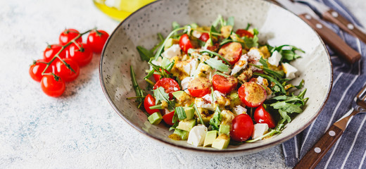 Green salad with vegetables