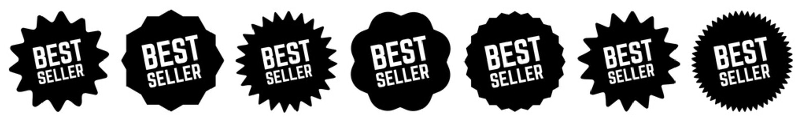 Best Seller Tag Black | Icon | Sticker | Deal Label | Variations