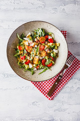 Green salad with vegetables