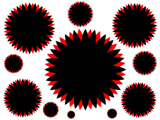 Coronavirus black silhouette. Influenza virus or Coronavirus outbreak background.