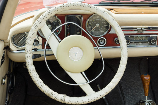 BERLIN - MAY 11: Cab Mercedes-Benz W113, 26th Oldtimer-Tage Berlin-Brandenburg, May 11, 2013 Berlin, Germany