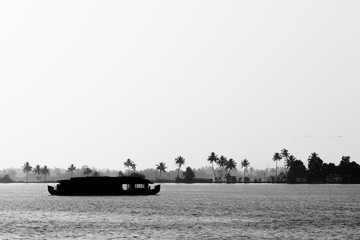 The backwaters of Kerala is well known in tourism. Houseboats and the ride in it, calm and quiet...