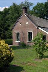 Colonial houses. Maatschappij van Weldadigheid Frederiksoord Drenthe Netherlands. Koloniehuisje