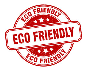 eco friendly stamp. eco friendly round grunge sign. label