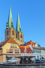Fototapeta premium Saint Nicholas church in Quedlinburg, Germany