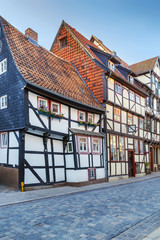 Street in Quedlinburg, Germany