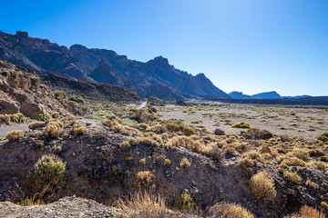 Formations of volcanic activity on Tenerife, Spain