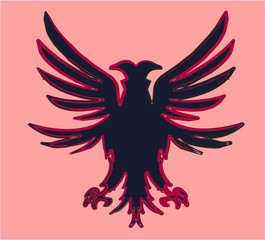 Tattoo tribal birds graphic design vector art