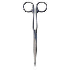 Scissors Clipart Isolated on White. 3D Illustration. Clipping Path Included.