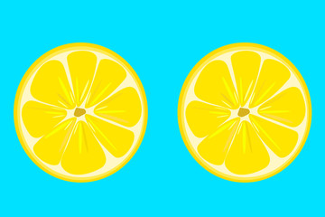 Ilustración de rodajas de limón