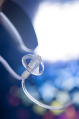 Hearing aid closeup isolated