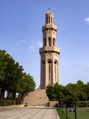 Fototapeta premium Minarets of Sultan Qaboos Grand Mosque, Muscat Oman