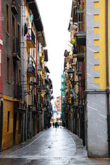 alley in tolosa during quarantine