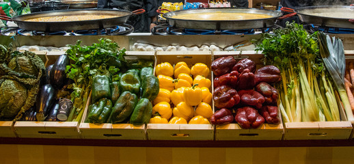 fresh vegetables at the market