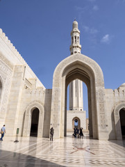 Minarets of Sultan Qaboos Grand Mosque, Muscat Oman