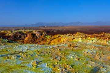 Dallol landscape, Danakil desert, Ethiopia