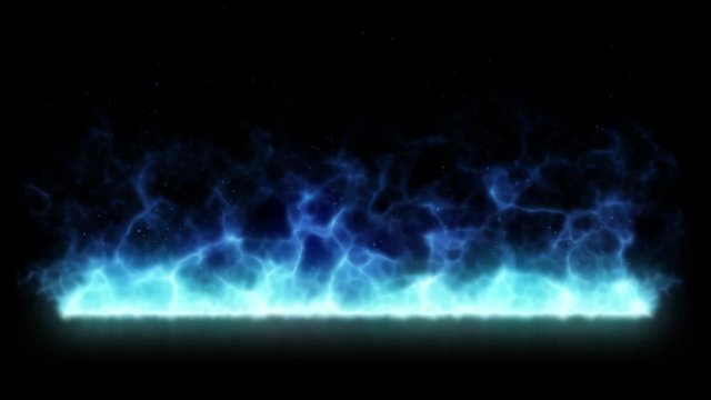 Set of colorful fire footages. Seven footages in one. Wall of fire Collection. Colors yellow, blue, pink, green, red, purple, green-blue.