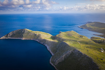 Panoramic view of Cape Tainaron (or 