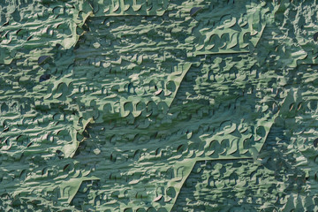 uneven surface of interconnected pieces green-gray, seamless texture
